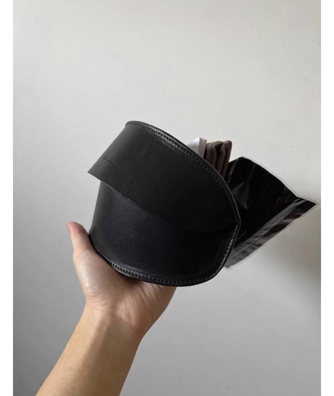 RICK OWENS Черные пластиковые солнцезащитные очки, фото 2