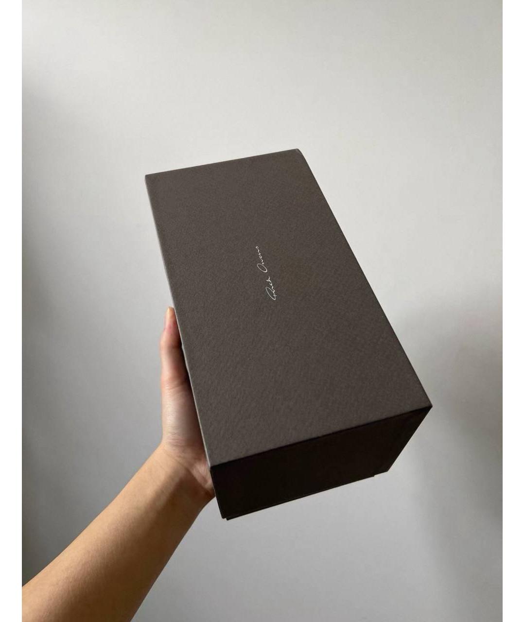 RICK OWENS Черные пластиковые солнцезащитные очки, фото 3