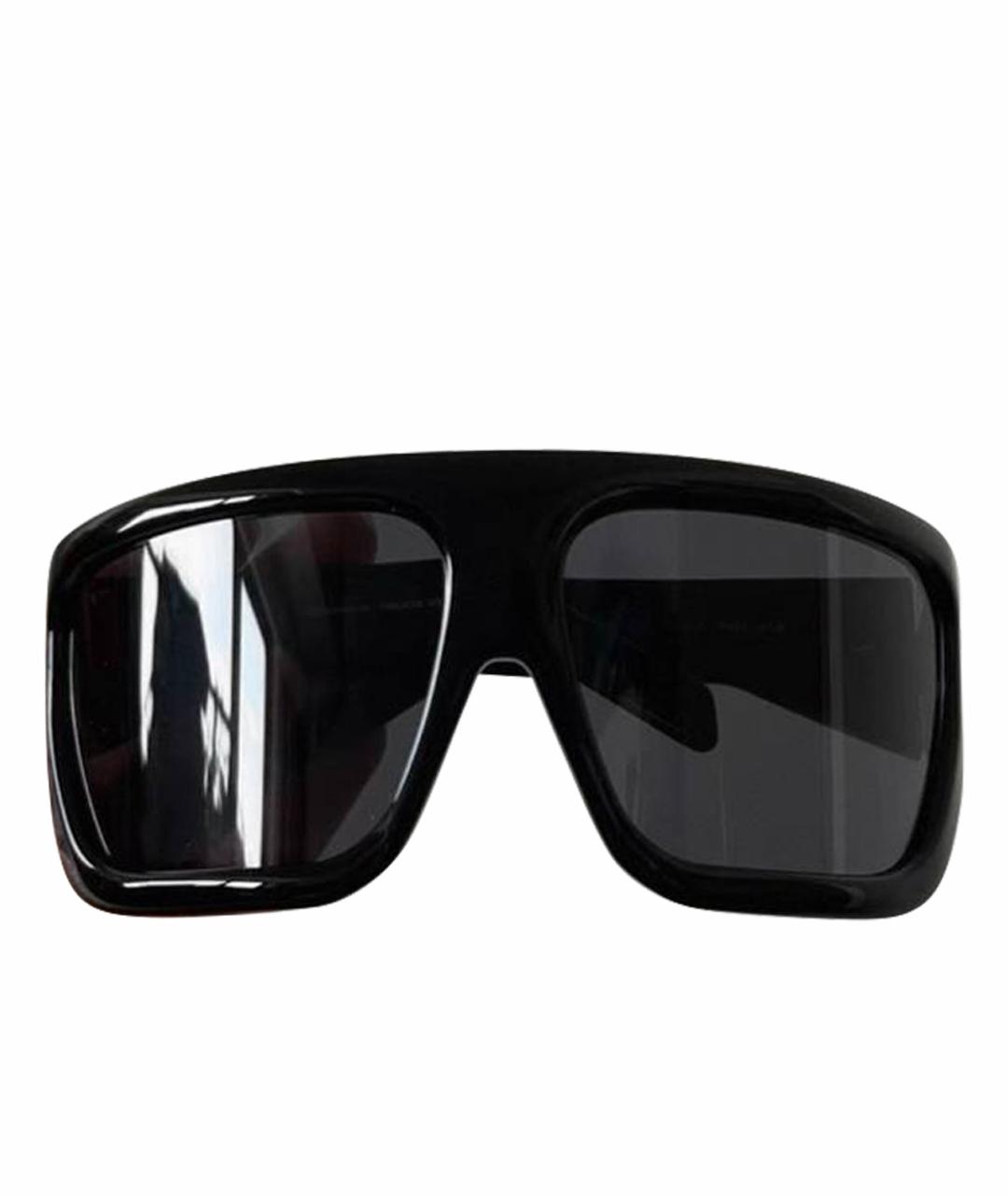 RICK OWENS Черные пластиковые солнцезащитные очки, фото 1