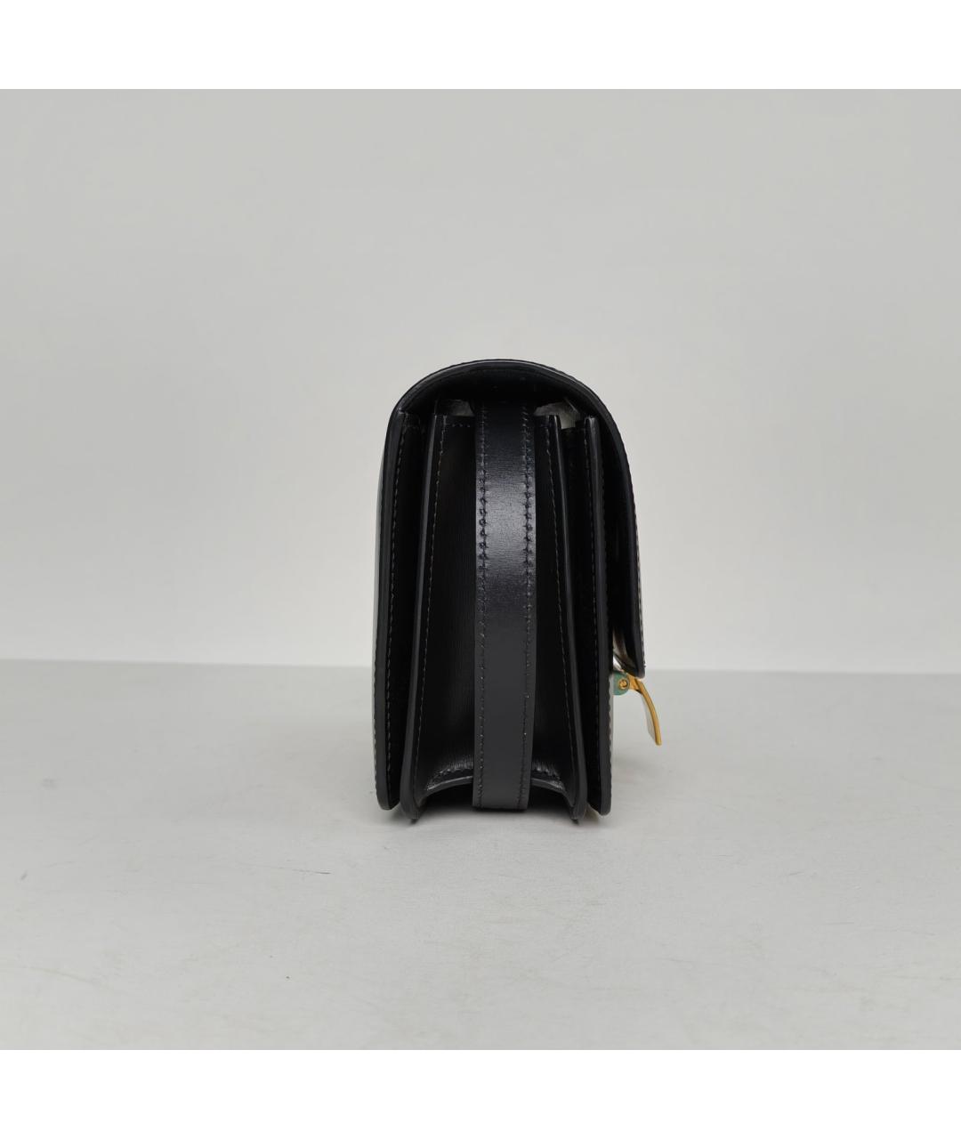 CELINE Черная кожаная сумка через плечо, фото 5