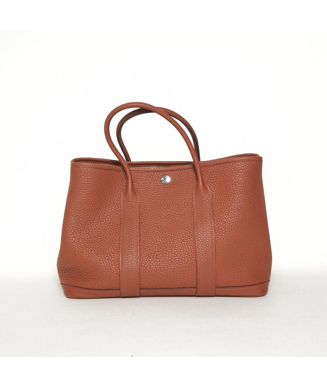 HERMES Коричневая кожаная сумка через плечо, фото 2