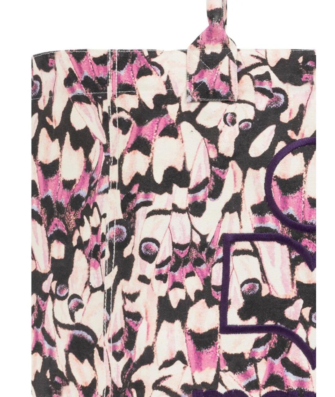 ISABEL MARANT Розовая хлопковая сумка тоут, фото 5