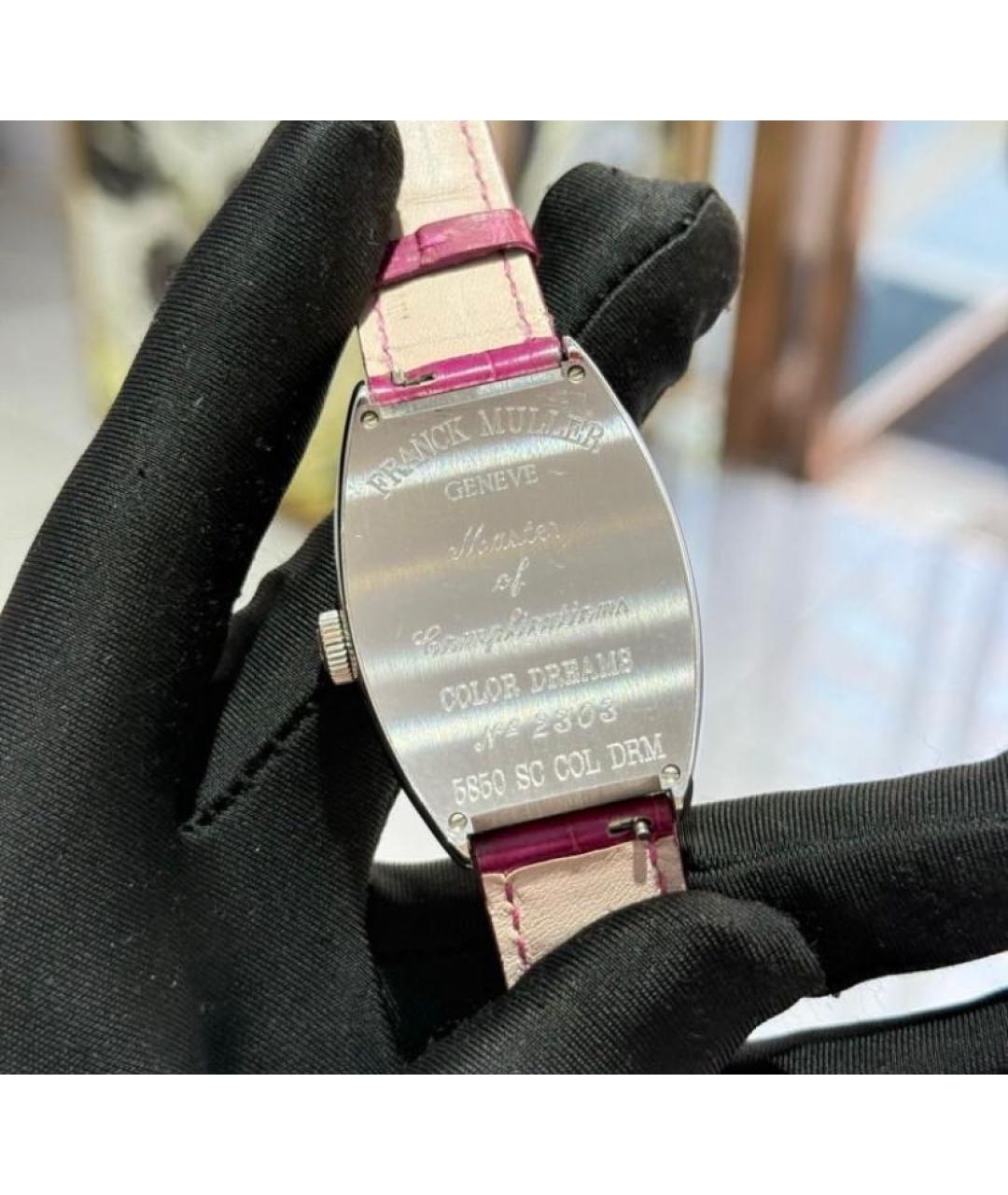 FRANCK MULLER Розовые стальные часы, фото 3