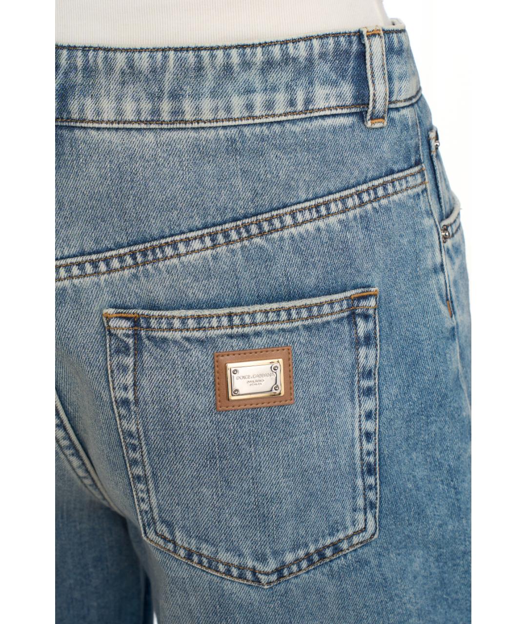 DOLCE&GABBANA Голубые деним шорты, фото 3