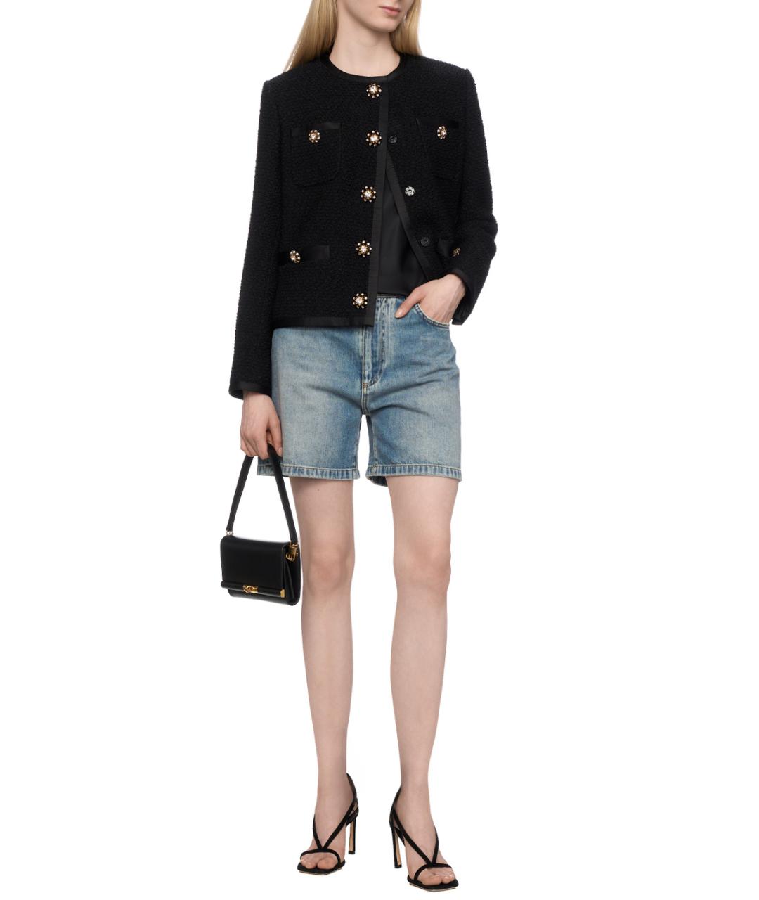 DOLCE&GABBANA Голубые деним шорты, фото 4