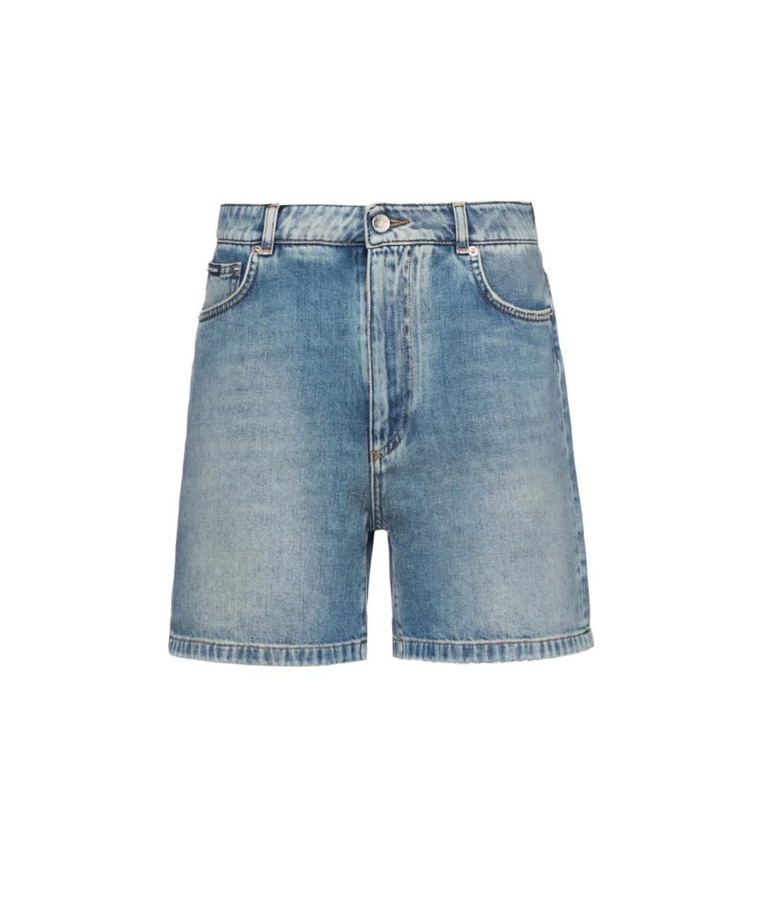 DOLCE&GABBANA Голубые деним шорты, фото 1