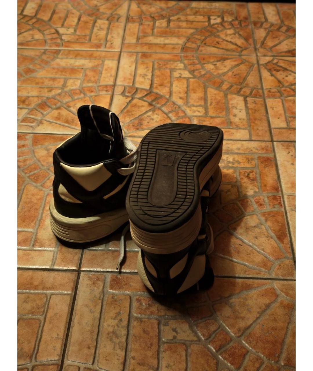 RICK OWENS DRKSHDW Черные кожаные высокие ботинки, фото 3