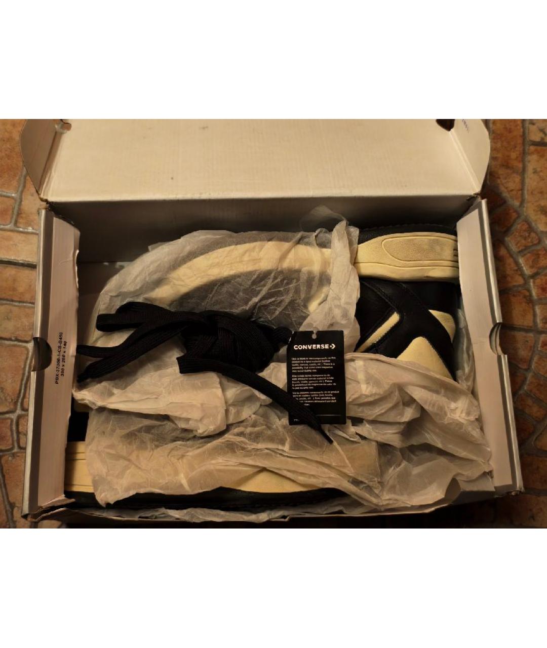 RICK OWENS DRKSHDW Черные кожаные высокие ботинки, фото 7