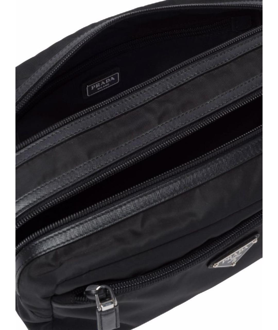 PRADA Черный кошелек, фото 5