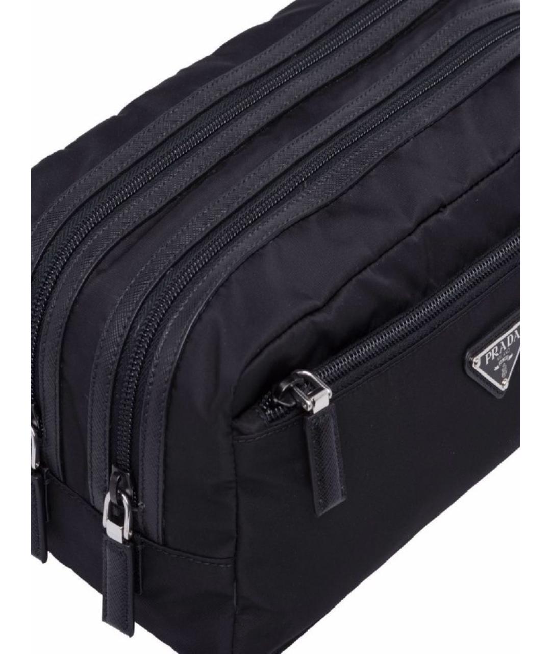 PRADA Черный кошелек, фото 4