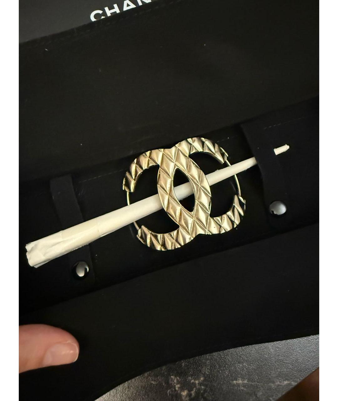 CHANEL Золотая заколка, фото 3