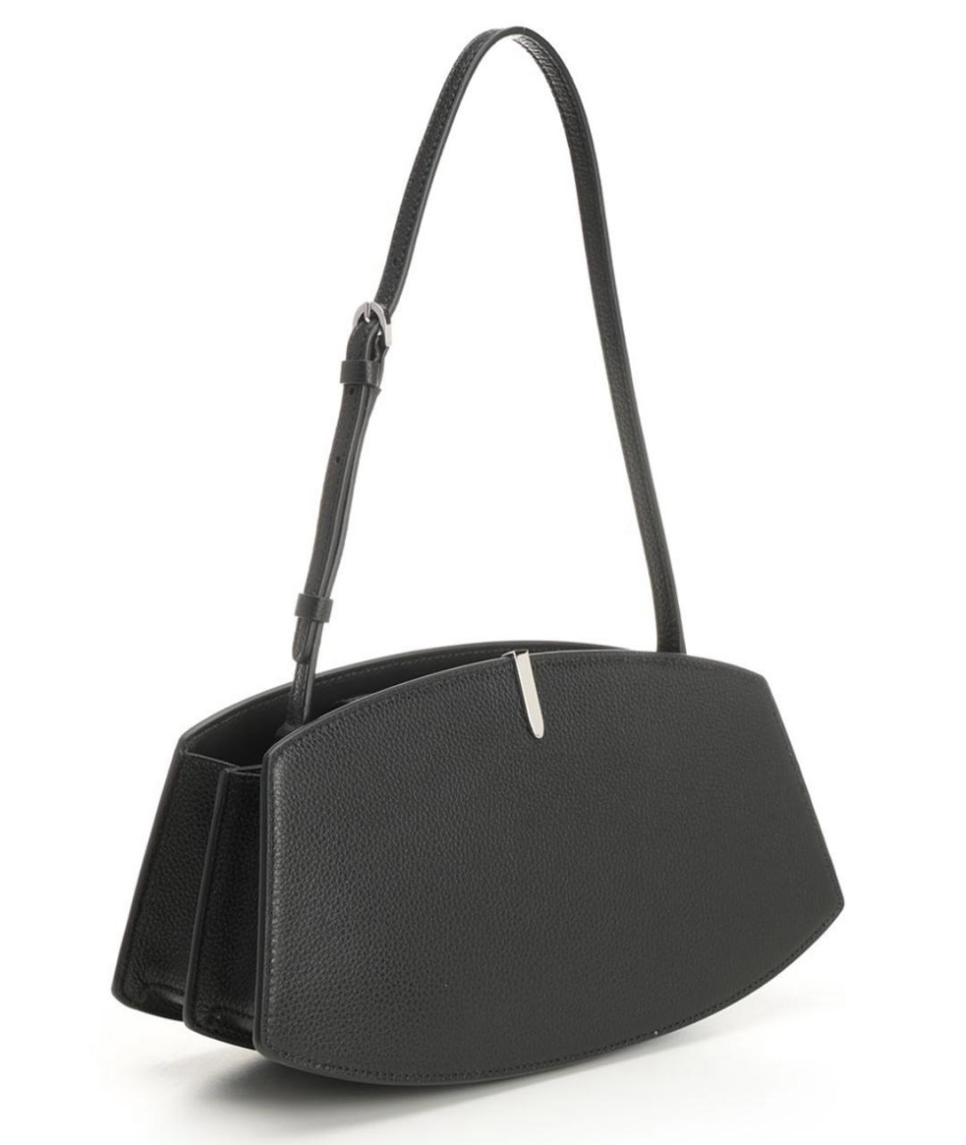 Savette Черная кожаная сумка через плечо, фото 2