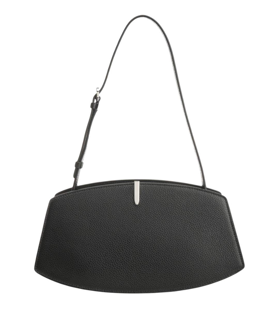 Savette Черная кожаная сумка через плечо, фото 1