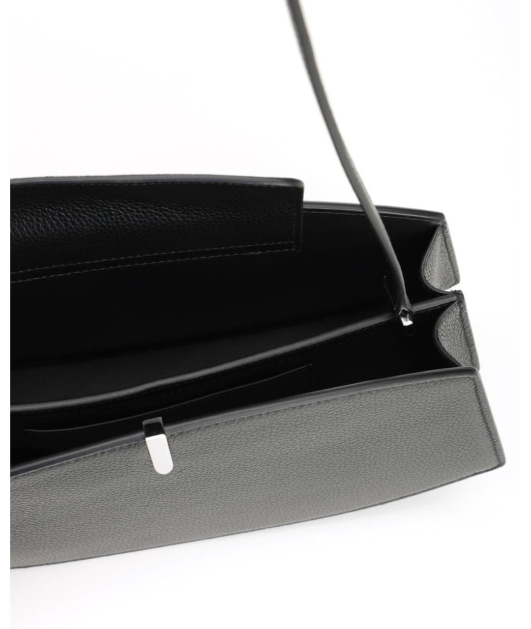 Savette Черная кожаная сумка через плечо, фото 4