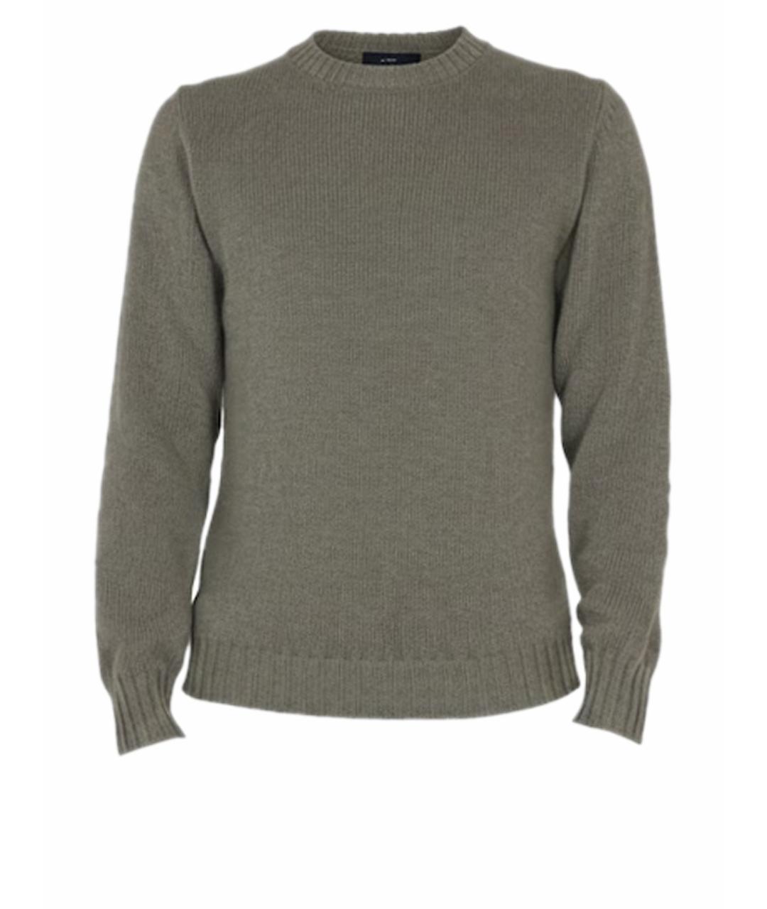 PT TORINO Зеленый шерстяной джемпер / свитер, фото 1