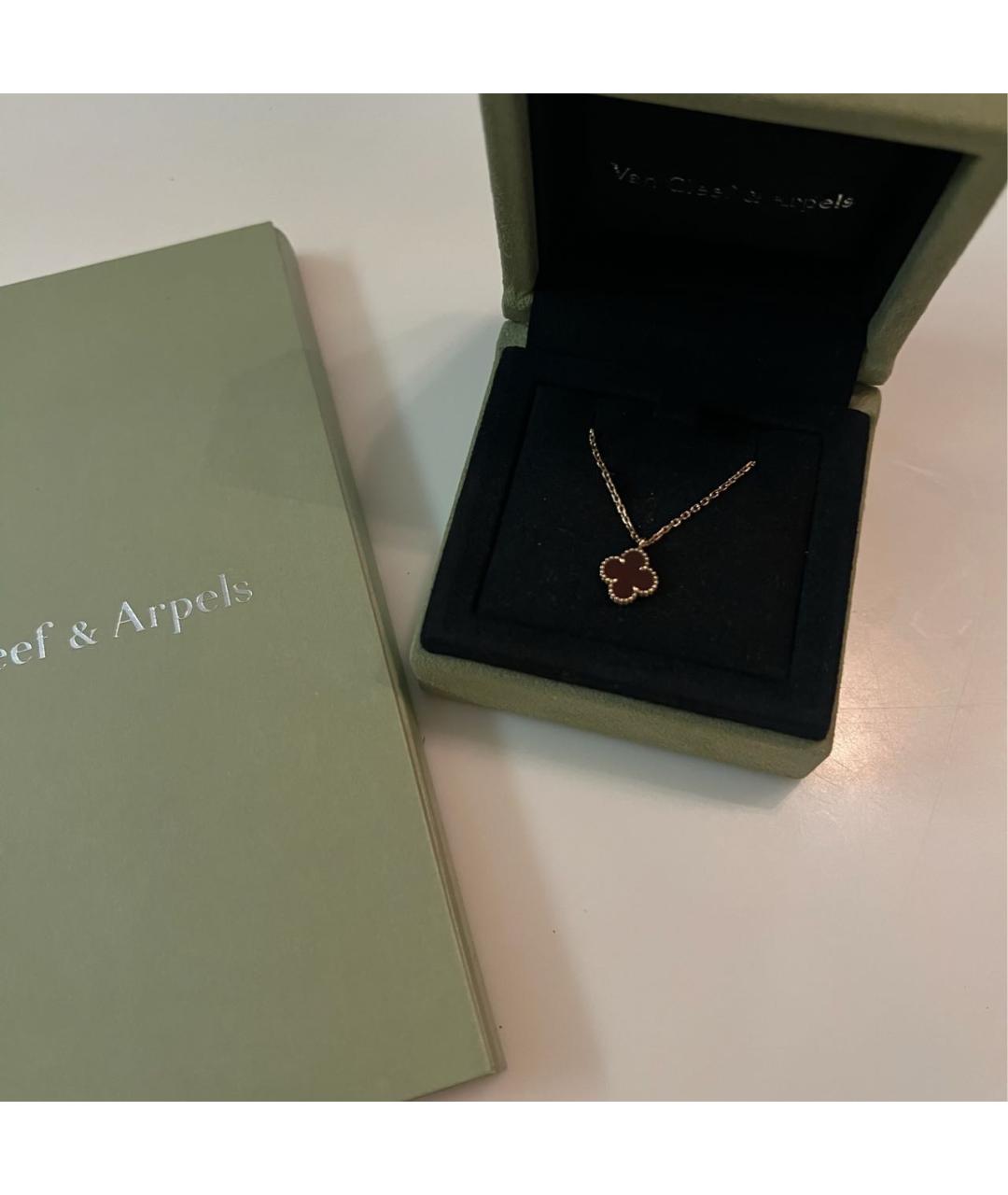 VAN CLEEF & ARPELS Красная подвеска из розового золота, фото 3