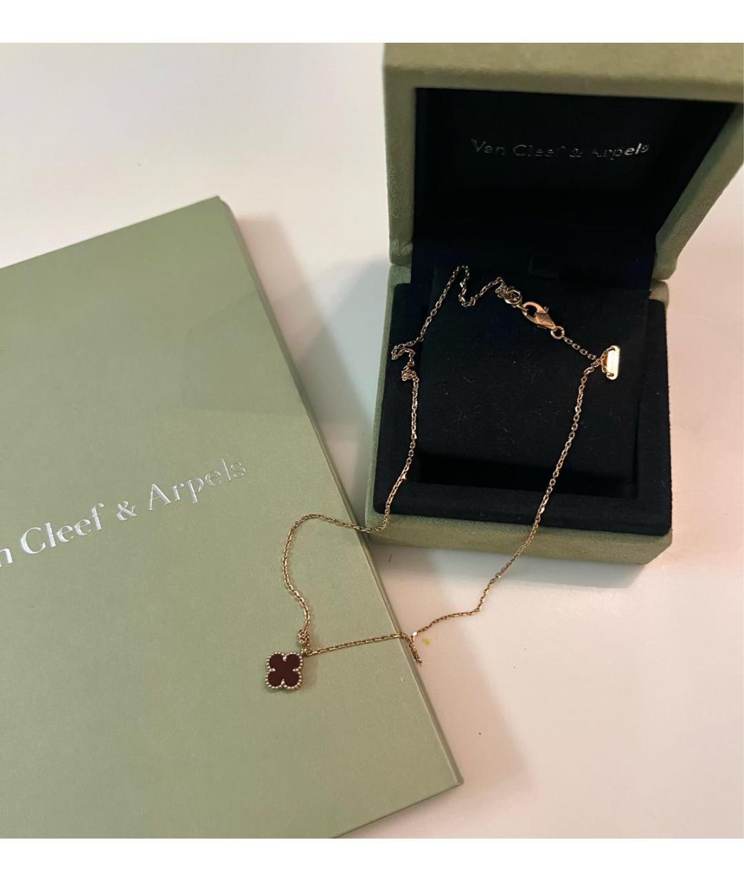 VAN CLEEF & ARPELS Красная подвеска из розового золота, фото 4