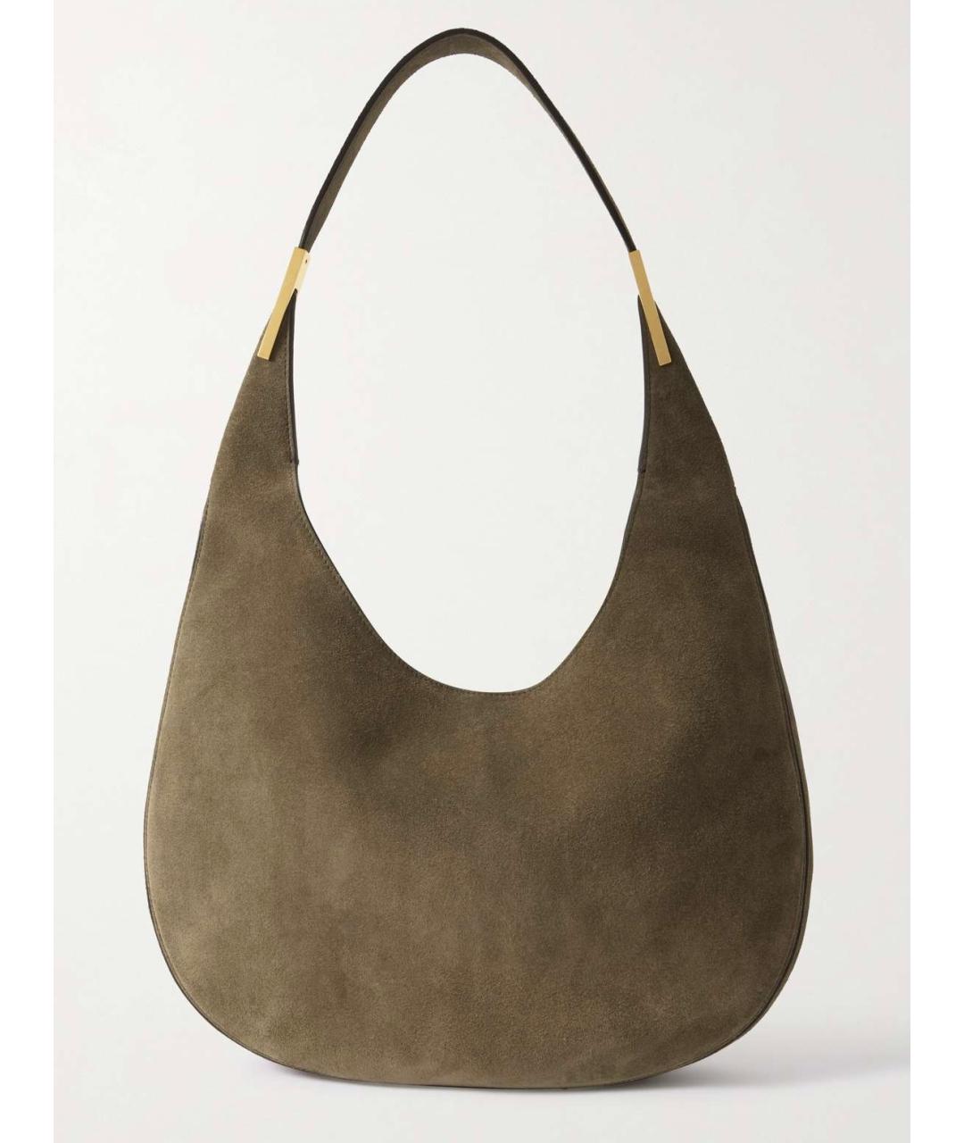 Savette Коричневая замшевая сумка через плечо, фото 5