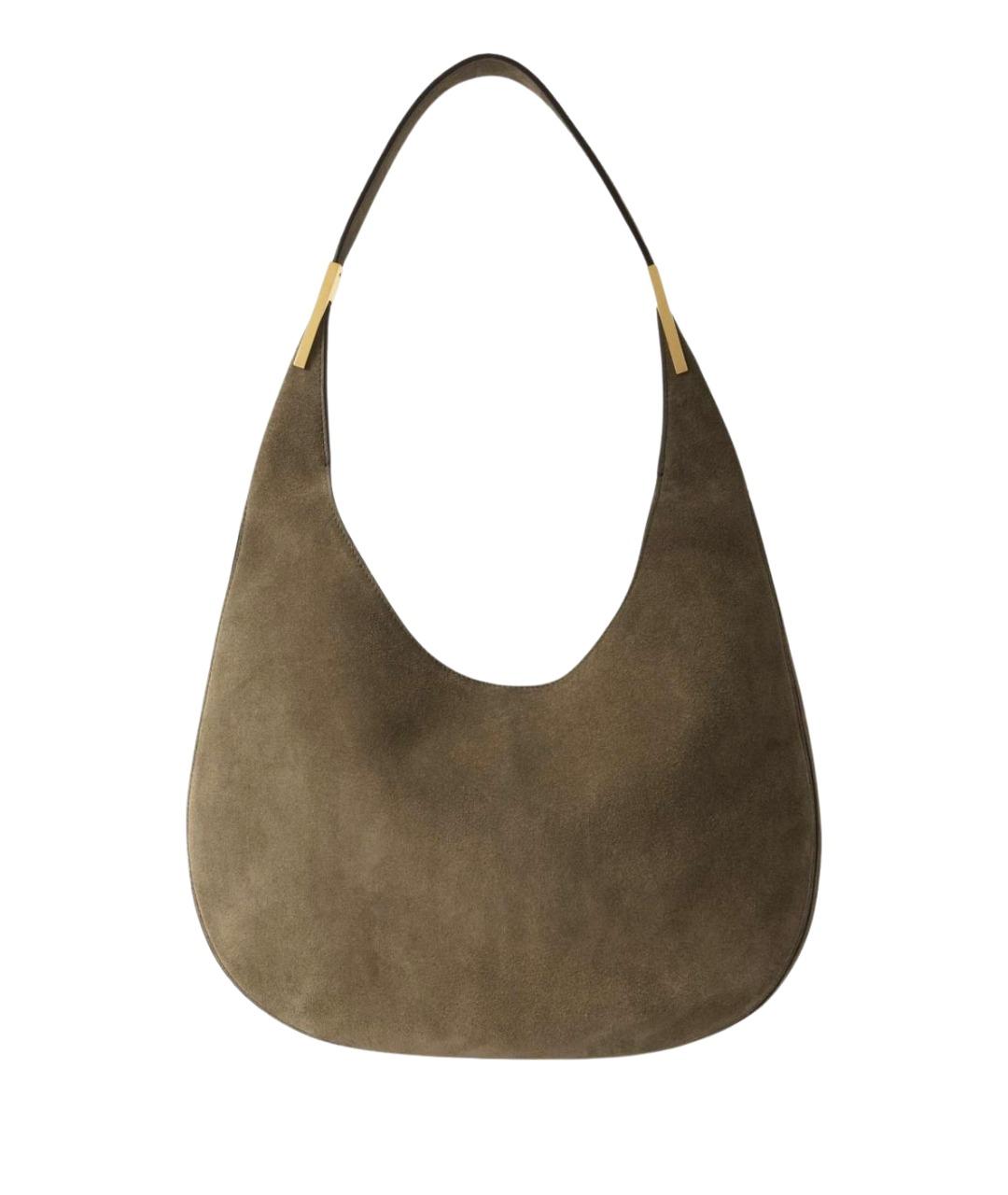 Savette Коричневая замшевая сумка через плечо, фото 1