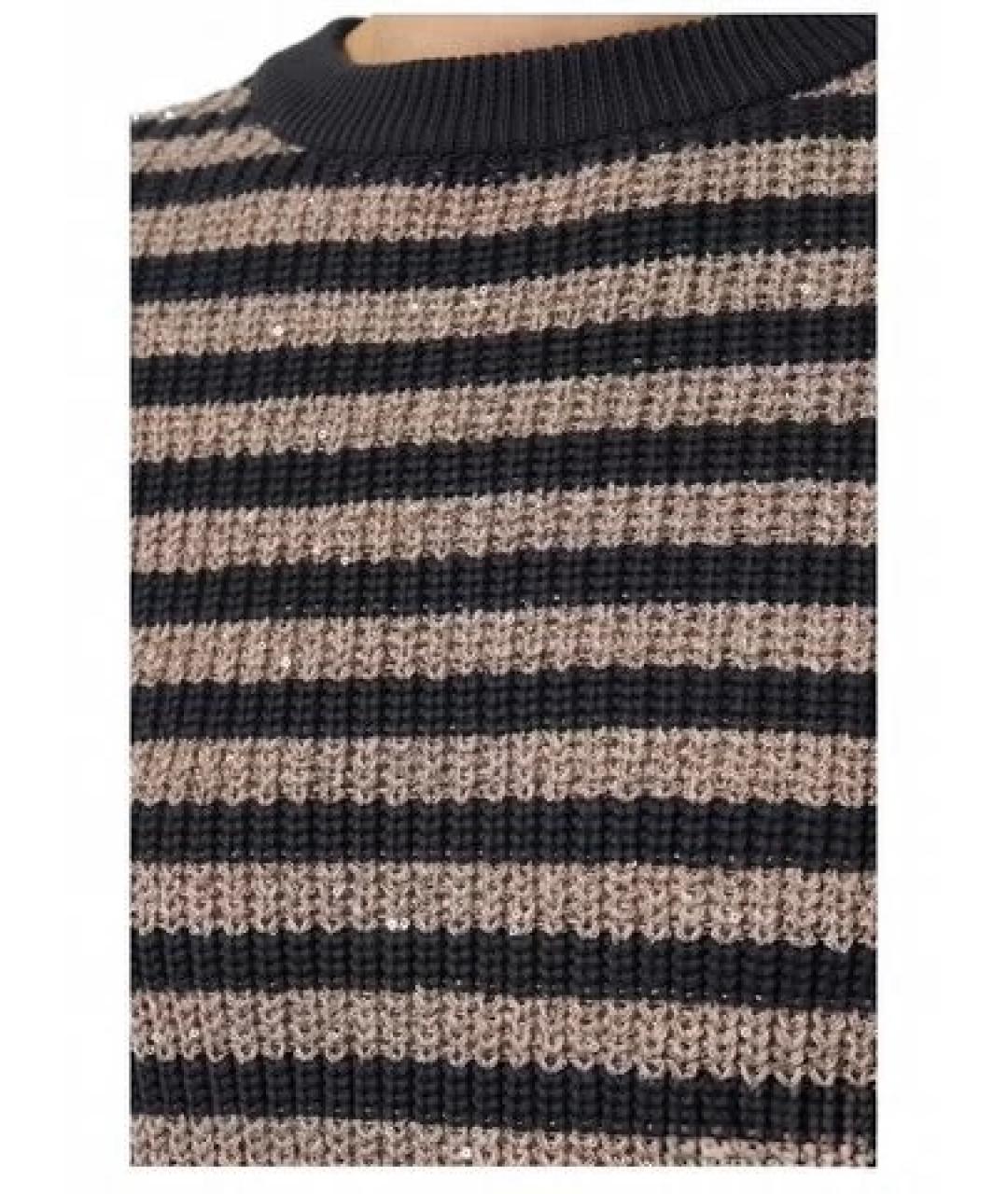 BRUNELLO CUCINELLI Синий хлопковый джемпер / свитер, фото 5