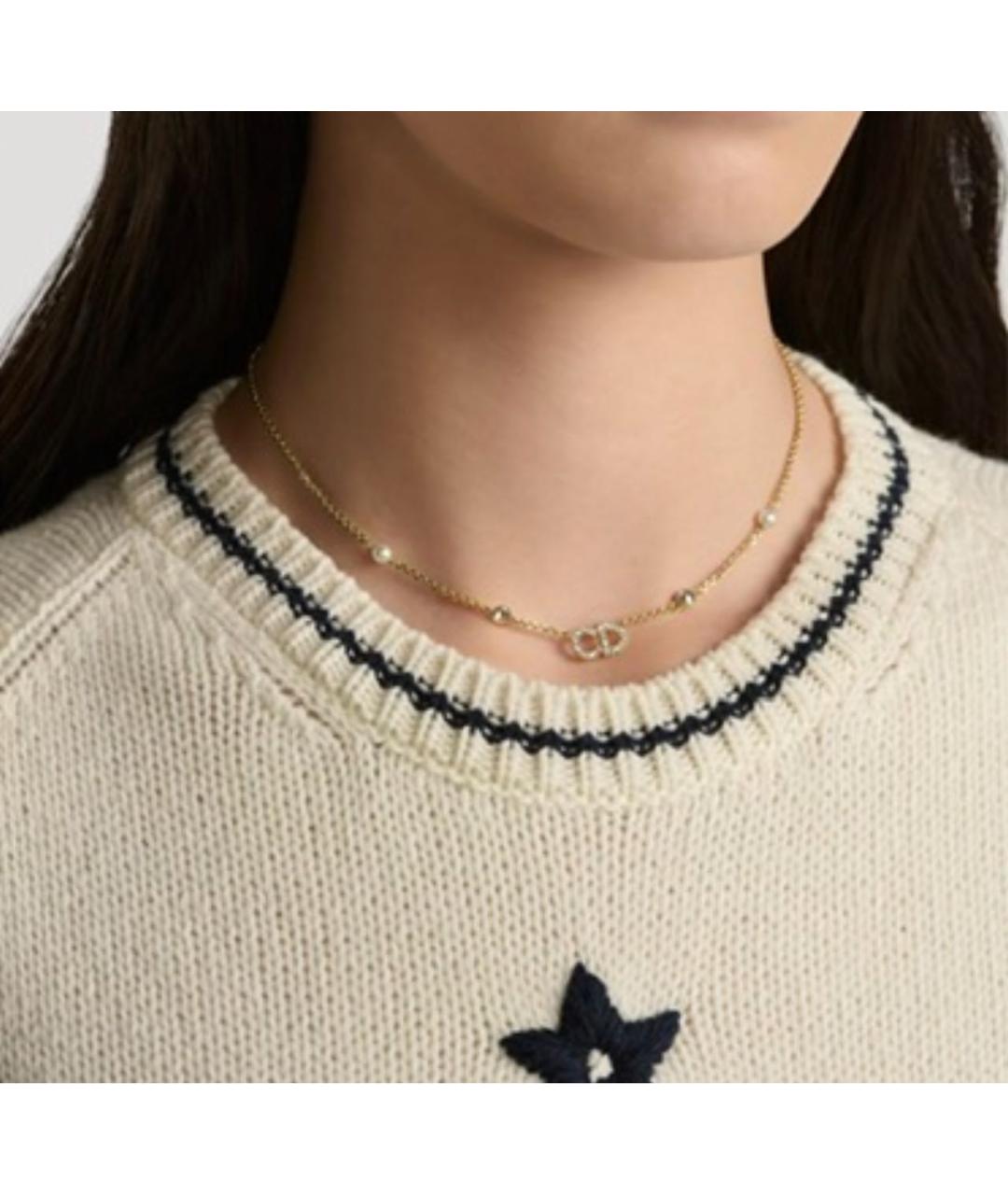 CHRISTIAN DIOR Золотая металлическая цепочка, фото 3