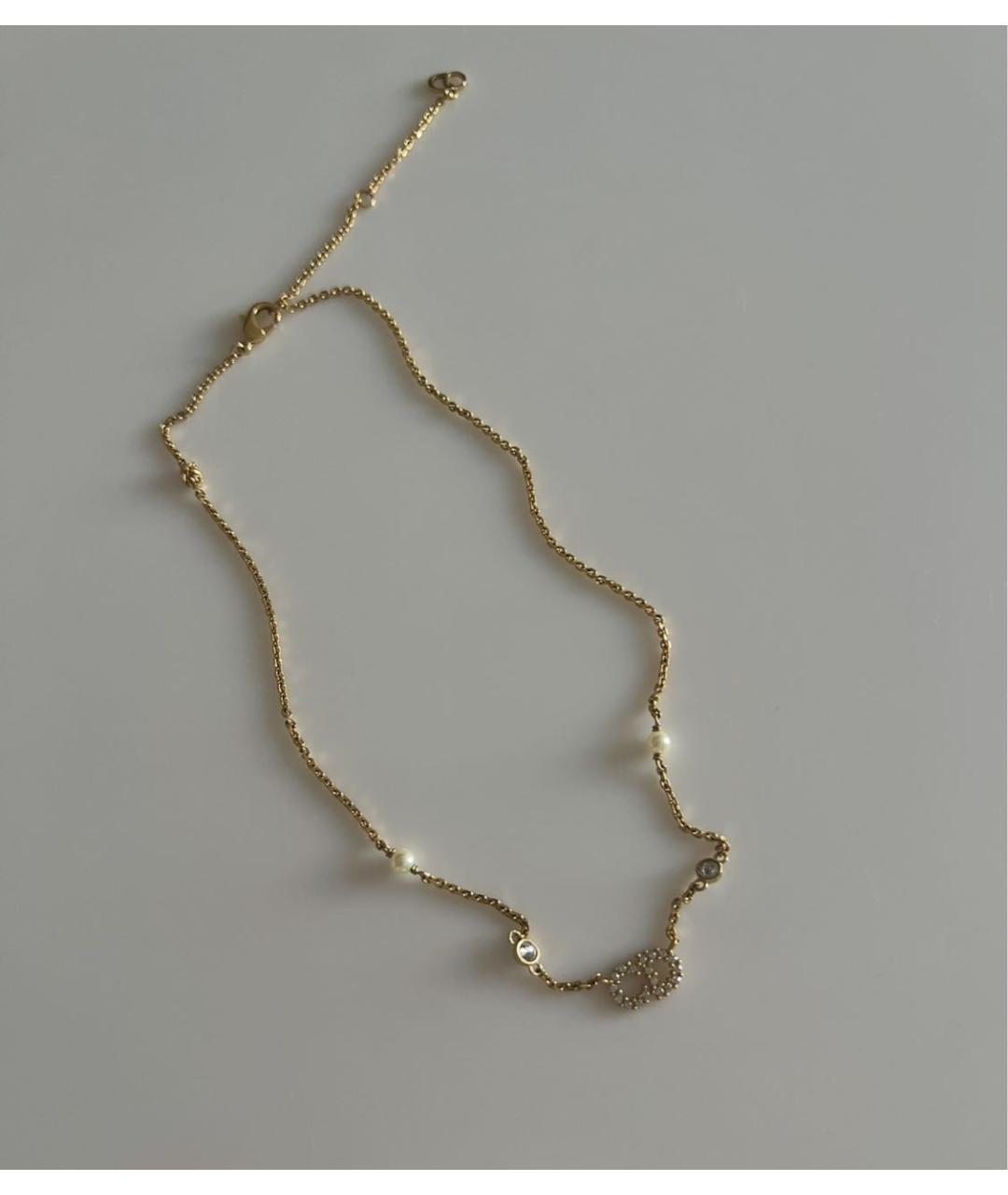 CHRISTIAN DIOR Золотая металлическая цепочка, фото 2