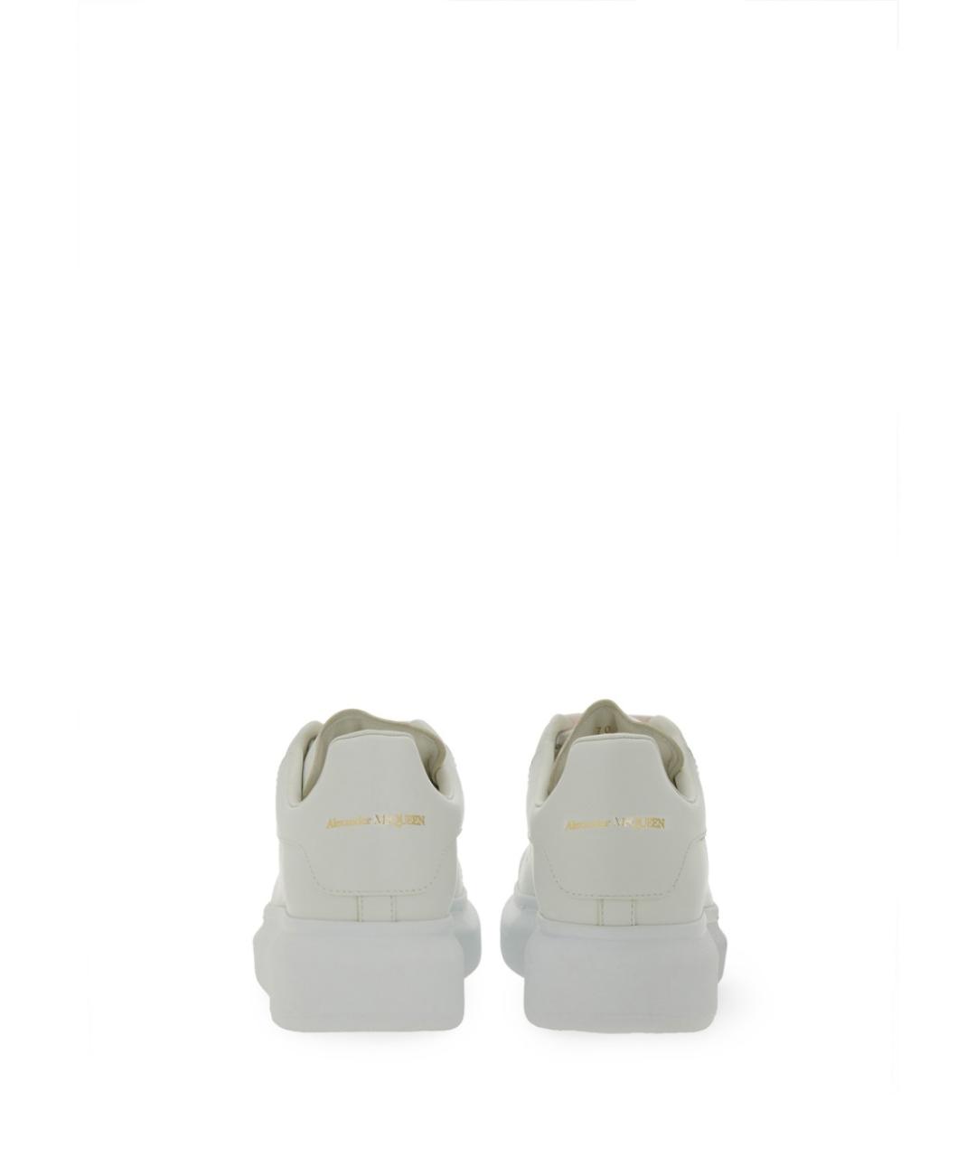 ALEXANDER MCQUEEN Белые кожаные кроссовки, фото 3