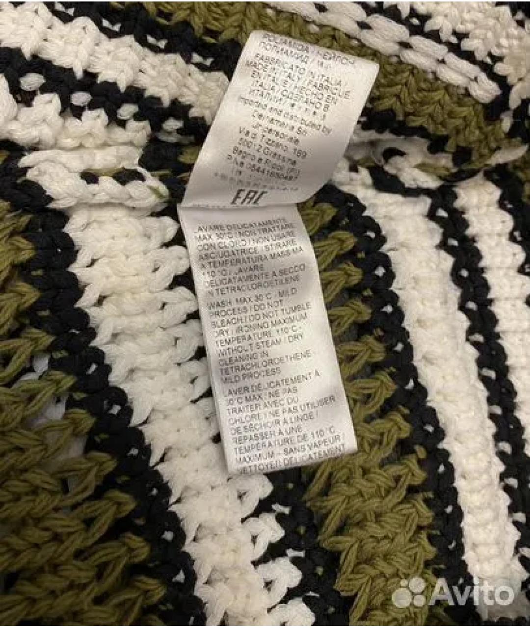 ERMANNO SCERVINO Зеленый хлопковый джемпер / свитер, фото 5