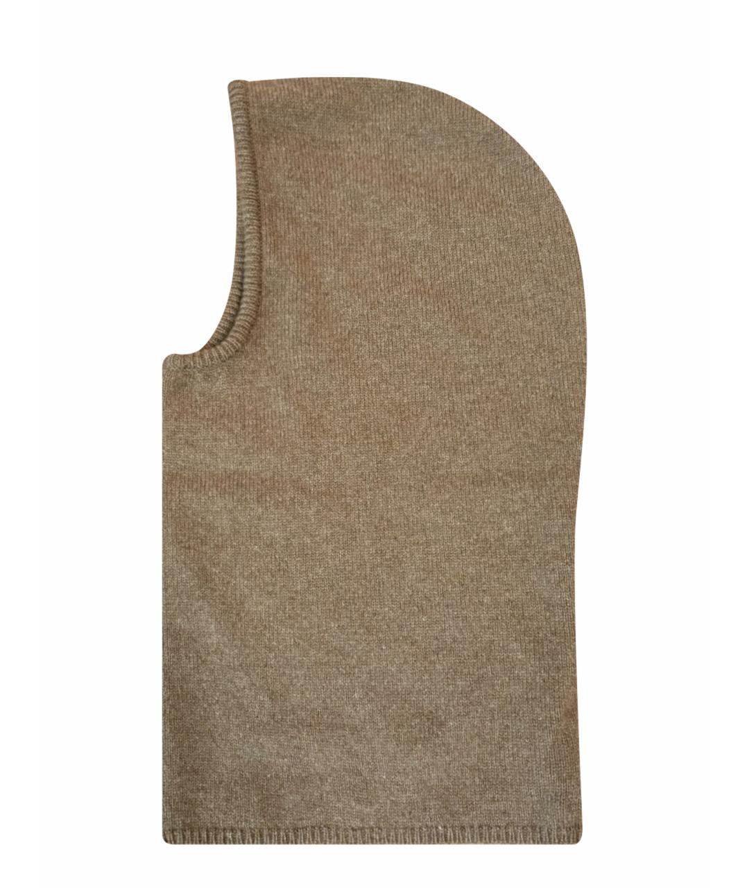 HERMES Коричневый кашемировый капюшон, фото 1