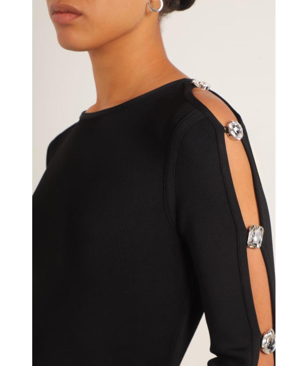 DAVID KOMA Черное коктейльное платье, фото 7