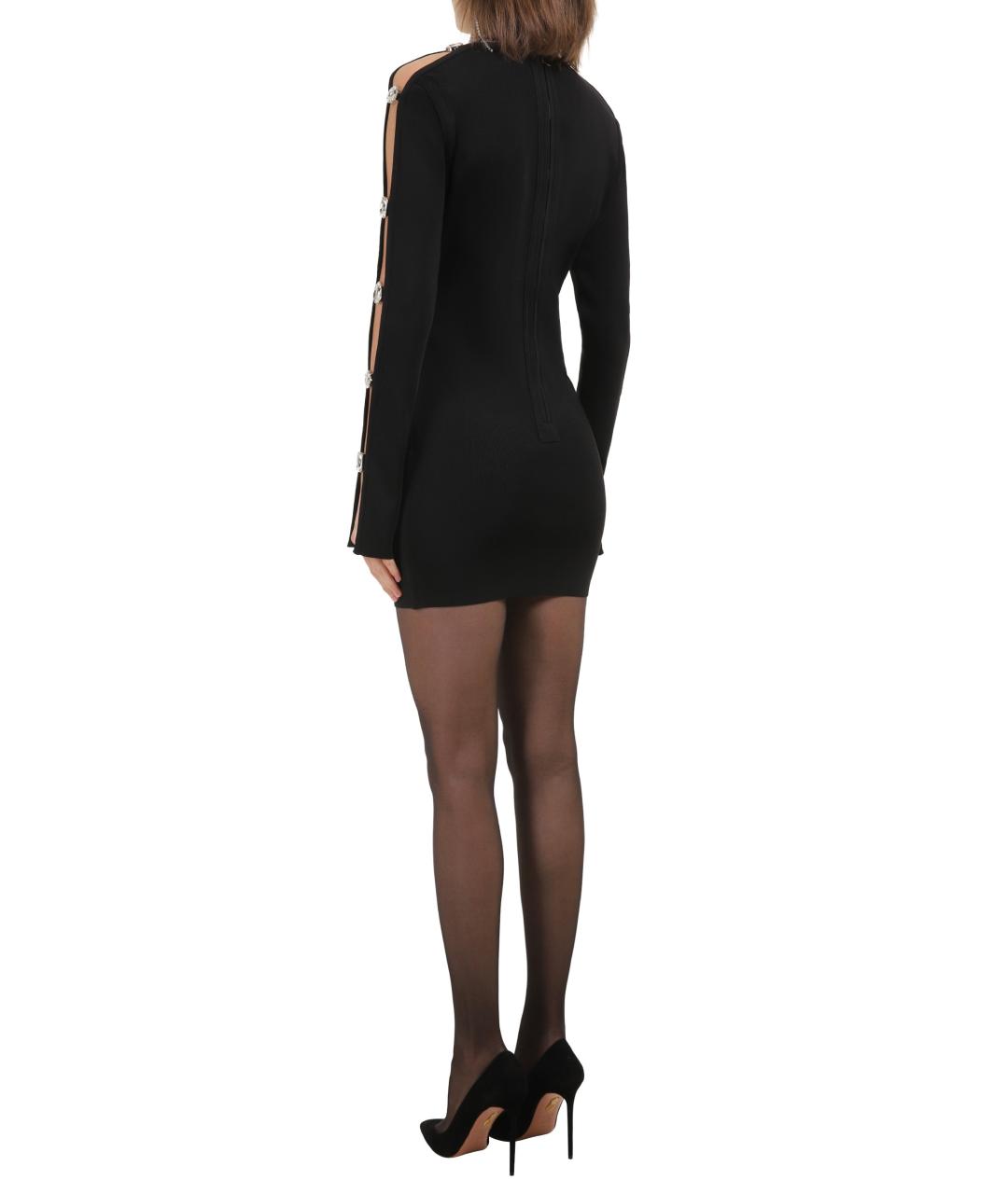 DAVID KOMA Черное коктейльное платье, фото 3