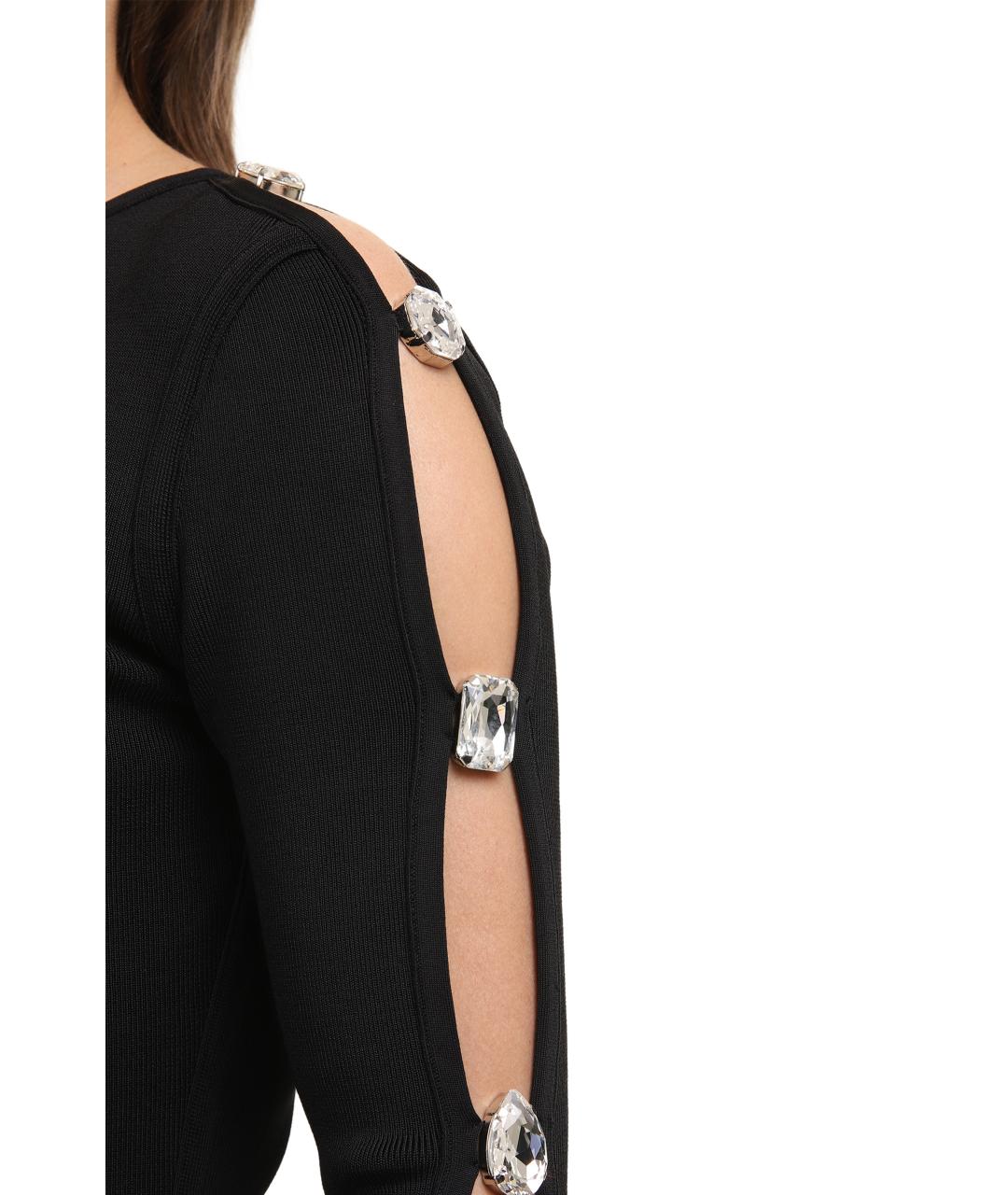 DAVID KOMA Черное коктейльное платье, фото 4