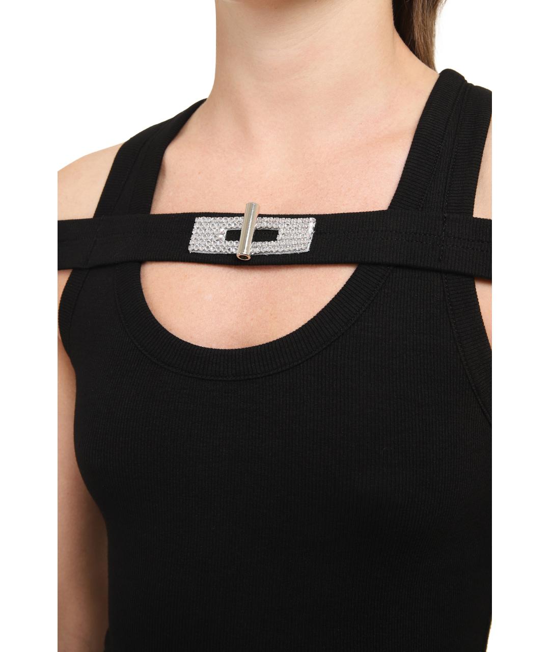 DAVID KOMA Черная майка, фото 4