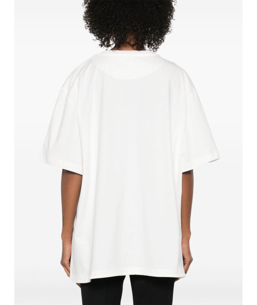 THE ATTICO Белая хлопковая футболка, фото 4