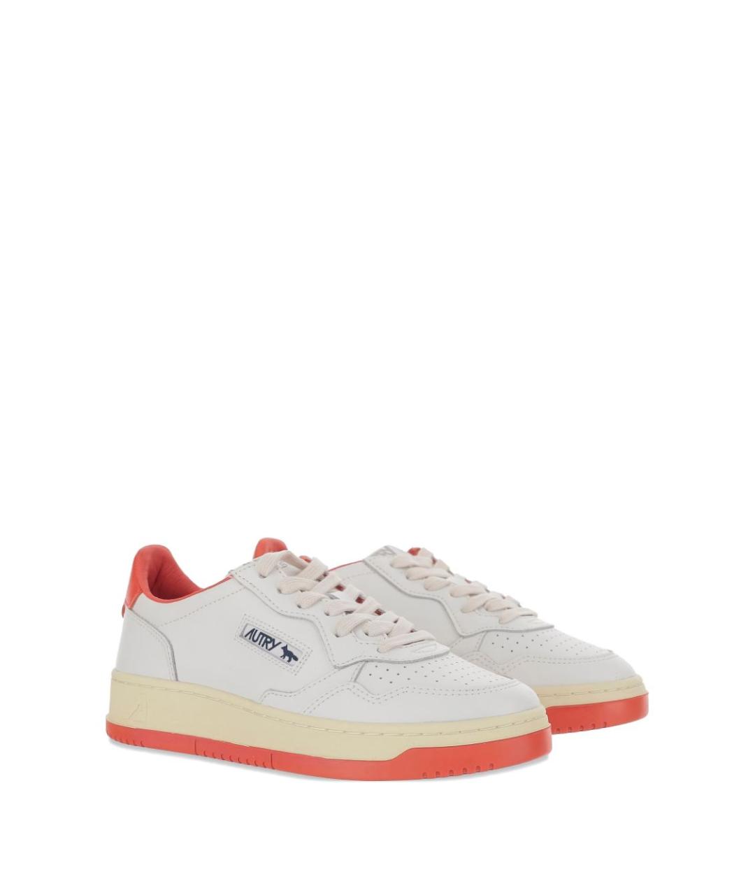 AUTRY Белые кожаные кроссовки, фото 5