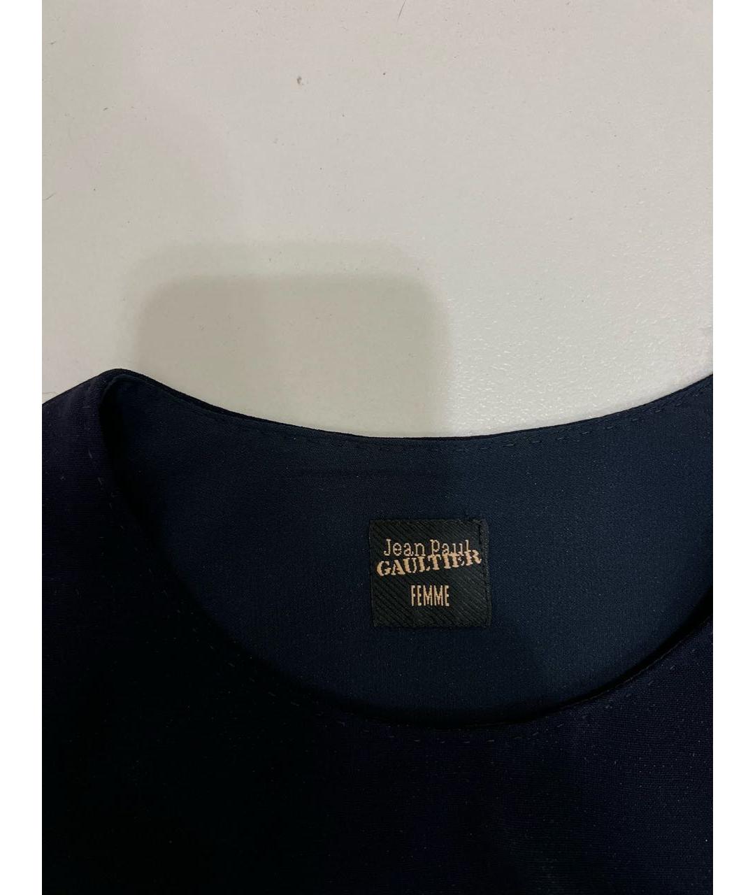 JEAN PAUL GAULTIER Серое шерстяное повседневное платье, фото 6