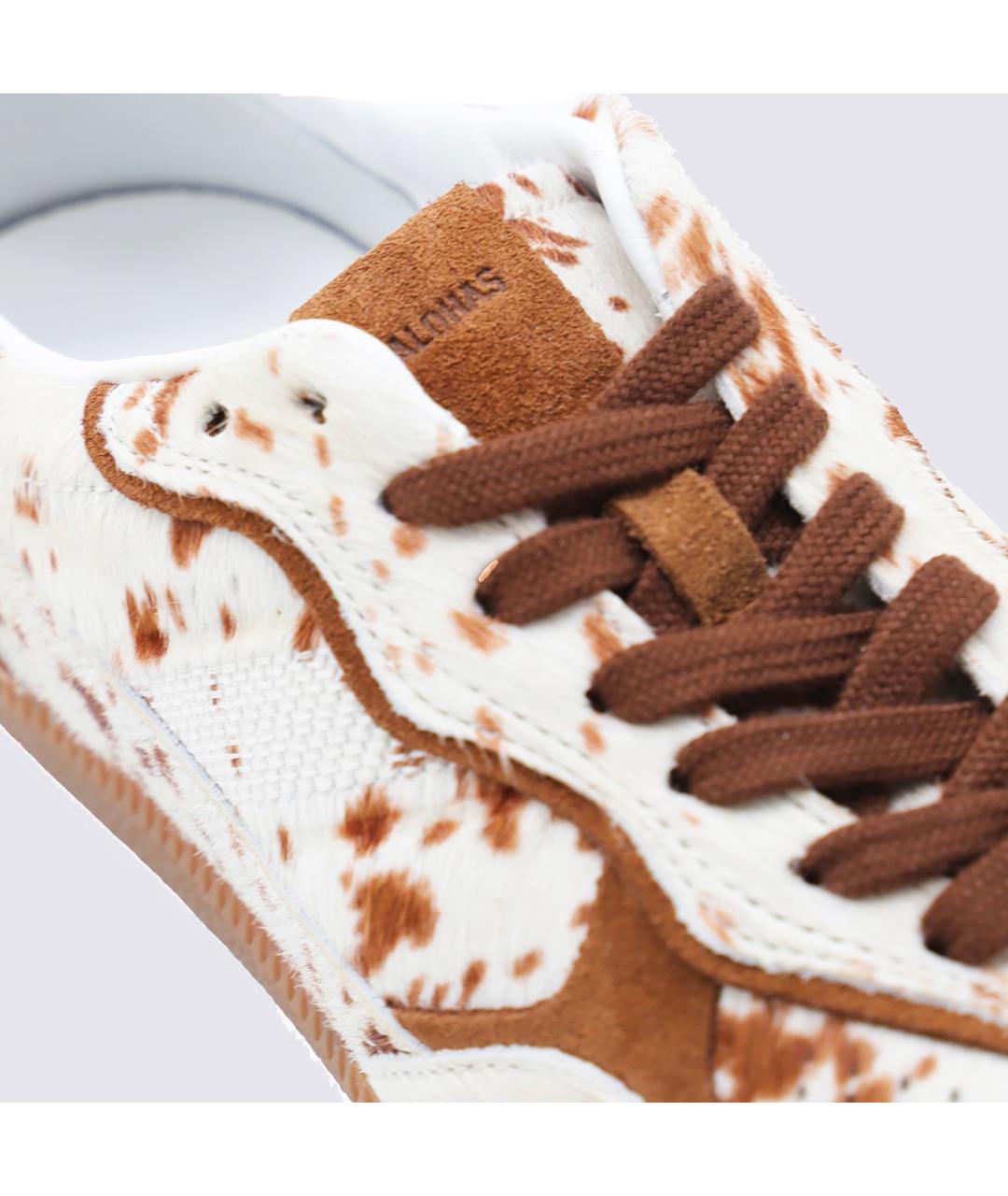 ALOHAS Коричневые кожаные кроссовки, фото 4