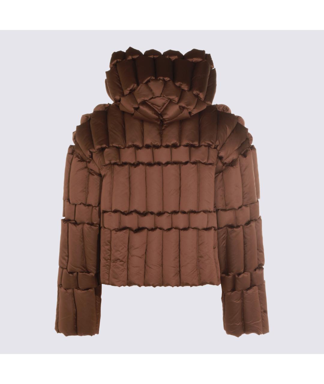 RAXXY Коричневый полиэстеровый пуховик, фото 2