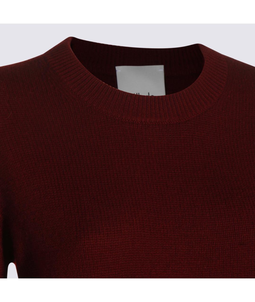 ALLUDE Бордовый кашемировый джемпер / свитер, фото 4