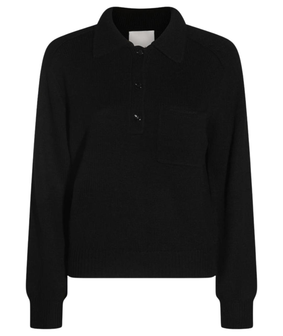 ALLUDE Черный шерстяной джемпер / свитер, фото 1