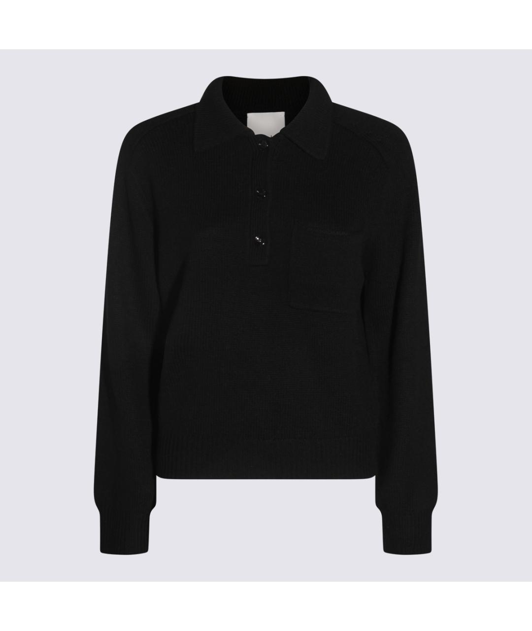 ALLUDE Черный шерстяной джемпер / свитер, фото 4