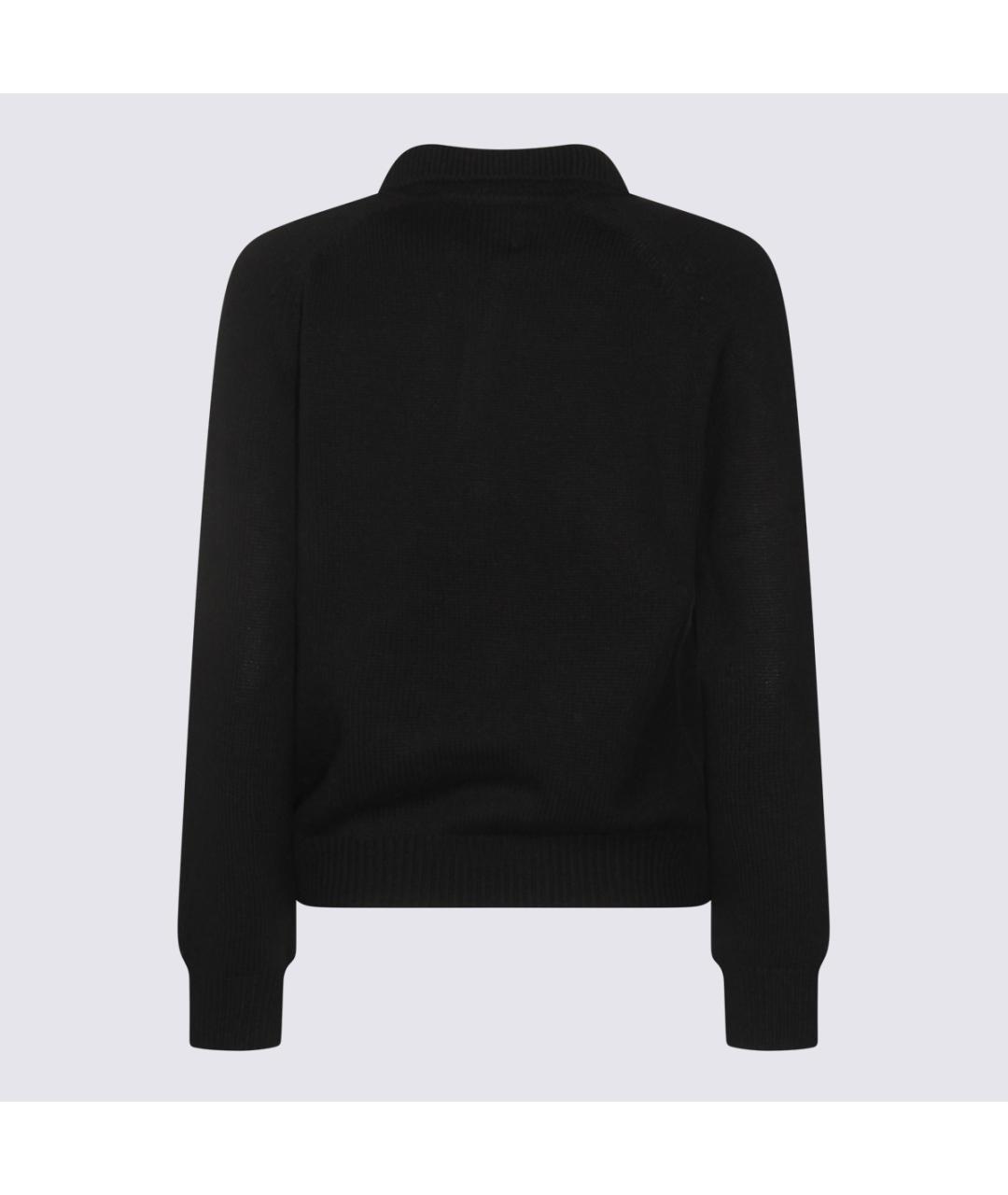 ALLUDE Черный шерстяной джемпер / свитер, фото 2