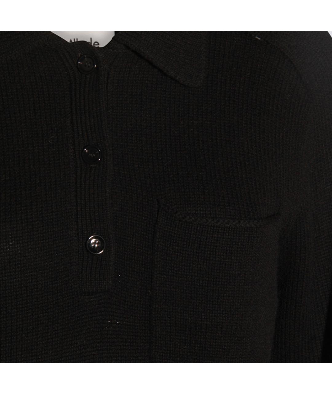 ALLUDE Черный шерстяной джемпер / свитер, фото 3