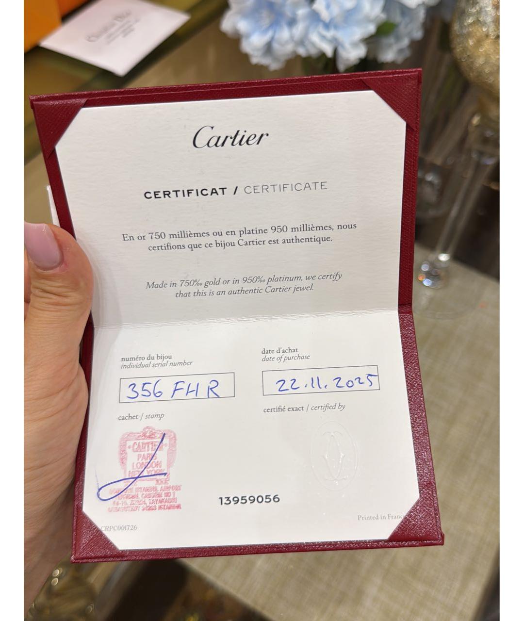 CARTIER Золотое кольцо из желтого золота, фото 3