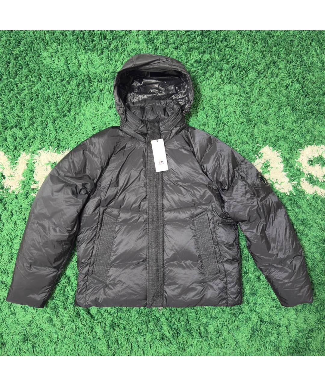 CP COMPANY Антрацитовый полиамидовый пуховик, фото 8