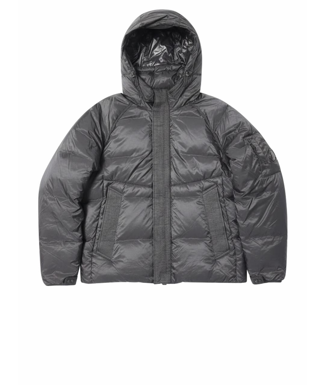 CP COMPANY Антрацитовый полиамидовый пуховик, фото 1