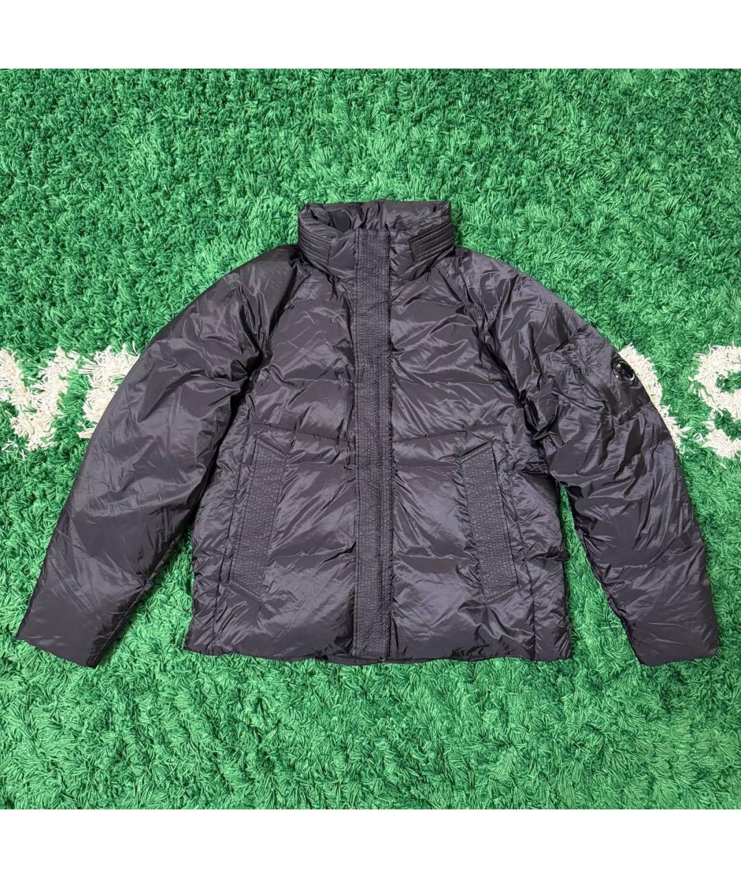 CP COMPANY Антрацитовый полиамидовый пуховик, фото 7