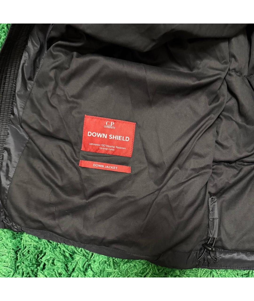 CP COMPANY Антрацитовый полиамидовый пуховик, фото 6