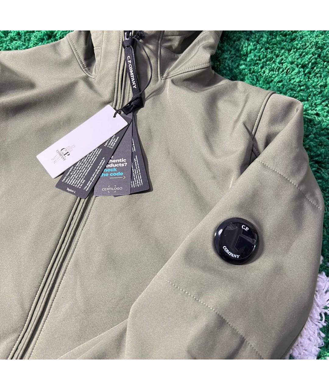 CP COMPANY Зеленая полиэстеровая куртка, фото 3