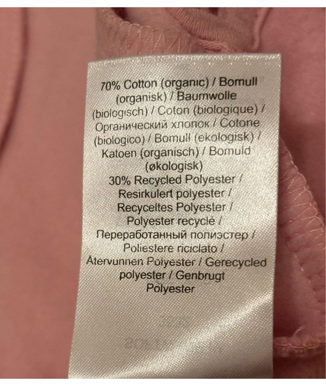 GANNI Розовые хлопковые шорты, фото 7